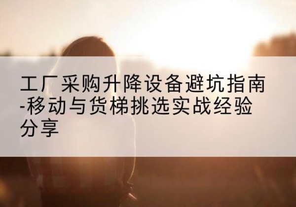 汝南移动式升降机怎么选-工厂采购升降设备避坑指南-移动与货梯挑选实战经验分享